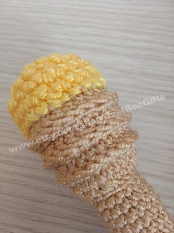 Honey Pot Pattern | Crochet Honey Pot | No Sew Amigurumi | Honeypot Baby Shower Gift | Honey Dipper Crochet | Honey Bee Pot | Honey Pot Gift
